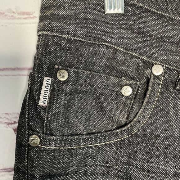 Giorgio Armani Men’s 32  Pants Straight Leg Denim Jeans size 32 In Black Color* - Picture 4 of 11